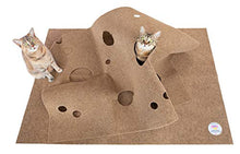 Load image into Gallery viewer, SnugglyCat The Ripple Rug - Made in USA - Cat Activity Play Mat - Insulated Base Keeps Kitty Warm - Fun Interactive Play - Training - Scratching - Bed Mat
