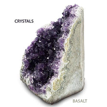 Load image into Gallery viewer, EMPORION Natural Amethyst (1 lb to 1.5 lb) Crystal Clusters Stone from Uruguay Raw Geode Quartz - Deep Purple Color
