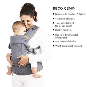 Beco Gemini Baby Carrier (Cool Mesh Black)