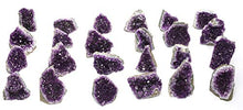 Load image into Gallery viewer, DesertUSA Uruguayan Amethyst Cut Base from Basalt (1/2 to 1 lb, Deep Purple Amethyst) Plus, Bonus Mineral Included

