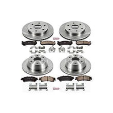 Load image into Gallery viewer, Power Stop KOE2010 Autospecialty Front and Rear Replacement Brake Kit-OE Brake Rotors &amp; Ceramic Brake Pads
