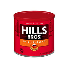 Load image into Gallery viewer, Hills Bros Original Blend Ground Coffee, Medium Roast, Full-Bodied Classic Rich Coffee Taste, Balanced for Optimum Caffeine, 26 Oz
