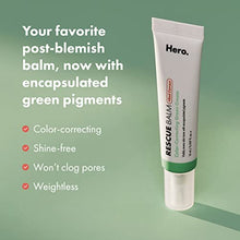 Load image into Gallery viewer, Rescue Balm Original and +Red Correct Bundle from Hero Cosmetics - Post-Blemish Recovery Cream, Intensive Nourishing and Calming for Dry, Red-Looking Skin After a Blemish - Vegan-Friendly (2 Pack)
