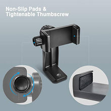 Load image into Gallery viewer, 6amLifestyle Cell Phone Tripod Mount Adapter with Tripod Ball Head 360° Rotatable for Universal Smartphone Samsung Galaxy iPhone Holder for Tripod Selfie Stick Monopod Etc
