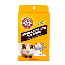 Load image into Gallery viewer, Arm &amp; Hammer for Pets Super Absorbent Cage Liners for Guinea Pigs, Hamsters, Rabbits &amp; All Small Animals | Best Cage Liners for Small Animals, 7 Count Small Animal Pet Products
