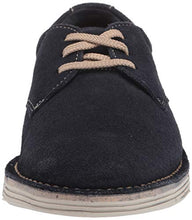 Load image into Gallery viewer, Clarks Men's Forge Vibe Oxford Sneaker, Navy Suede, 12
