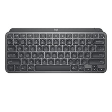 Load image into Gallery viewer, Logitech MX Keys Mini Minimalist Wireless Illuminated Keyboard, Compact, Bluetooth, Backlit, USB-C, Compatible with Apple macOS, iOS, Windows, Linux, Android, Metal Build - Graphite
