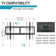 Load image into Gallery viewer, MOUNTUP Tilting TV Wall Mount Bracket for Most 37-70 Inches TVs, TV Mount with 10 Degrees Smooth Tilt, Low Profile TV Wall Mount, Easy Install on 16&quot;, 18&quot;, 24&quot; Studs Loading Capacity 110 lbs MU0008
