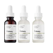 Load image into Gallery viewer, The Ordinary 3 Bottles Face Serum Set! Hyaluronic Acid Serum, Rosehip Oil And Niacinamide Serum! Hyaluronic Acid 2% + B5! Niacinamide 10% + Zinc 1%! Organic Cold Pressed Rosehip Oil
