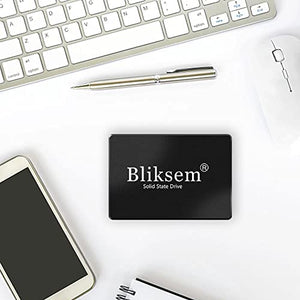 Bliksem ssd 128gb 2.5″7mm SATA III 6Gb/s 3D NAND Internal Solid State Hard Drive Up to 500Mb/s Solid State Drive (Black 128GB)