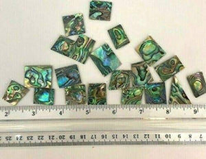 1- Ounce ~ Green Paua Abalone Shell Blanks, Inlay Material. 0.06" Thick/Guitar