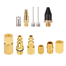 Load image into Gallery viewer, Air Compressor Accessory Kit astarye 1/4" NPT Air Compressor Connect Coupler/Blow Gun/Tire Gauge/Storage Case/18 pieces
