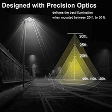 Load image into Gallery viewer, LEDMO LED Parking Lot Lights 19500LM - [500W HID/HPS Replacement] Adjustable LED Shoebox Street Pole with Dusk to Dawn Photocell Slip Fitter Commercial Area Yard Lighting 5000K 150W 4 Pack
