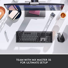 Load image into Gallery viewer, Logitech MX Mechanical Wireless Illuminated Performance Keyboard, Tactile Quiet Switches, Backlit Keys, Bluetooth, USB-C, macOS, Windows, Linux, iOS, Android, Metal
