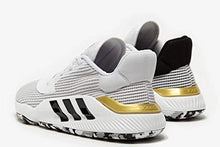 Load image into Gallery viewer, adidas Pro Bounce 2019 Low White/Black/Gold Basketball Shoes 10
