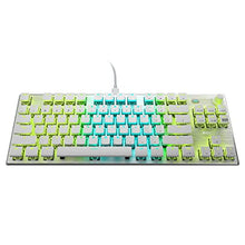 Load image into Gallery viewer, ROCCAT Vulcan TKL Pro PC Gaming Keyboard, Linear Optical Titan Switch, AIMO RGB Lighting, Tenkeyless Mechanical Feel Speed Keystroke, Low Profile Ergonomic Design for Wrist Rest Support, White
