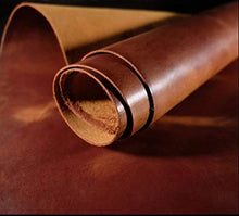 Load image into Gallery viewer, The Tannery Thick Finished Full Grain Cow Genuine Leather Hides Crafts | Home Decor Leather Crafts Tooling Sewing Hobby Workshop Crafting Leather Hides (Tan, 12&quot;X12&quot;)
