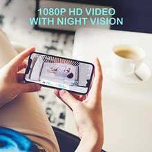 Load image into Gallery viewer, Sense-U Video Baby Monitor with Remote Pan-Tilt-Zoom Camera, 2-Way Talk, Night Vision, Background Audio, Motion Detection &amp; No Monthly Fee (Compatible with Sense-U Baby Breathing Monitor)
