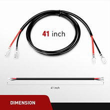 Load image into Gallery viewer, Nilight Wire Extension, 3 Feet, Play and Plug 16 Gauge – Wiring Harness Extension for Off Road LED Work Light Bar,2 Year Warranty (10021W)
