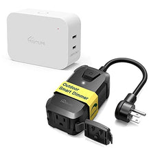 Load image into Gallery viewer, Outdoor Dimmer Plug 1Pack+Indoor Dimmable Smart Plug 1Pack Bundles
