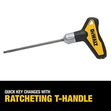 Load image into Gallery viewer, DEWALT Hex Key Wrench Set, Ratcheting. T-Handle Set, 31-Piece (DWHT70265)
