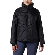 Load image into Gallery viewer, Columbia Women&#39;s Kaleidaslope II Jacket, Black, 2X
