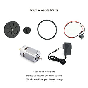 Professional Advanced Rock Tumbler Kit, include Rough Gemstones, 4 Polishing Grits, with 3 Speed Settings and Digital 9-Day Timer