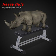 Load image into Gallery viewer, Flat Weight Workout Bench, Cheertran 700LBS Exercise Bench for Weight Training and Ab Exercise - Utility Workout Benches for Home
