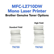 Load image into Gallery viewer, Brother Monochrome Laser Printer, Compact All-In One Printer, Multifunction Printer, MFCL2710DW, Wireless Networking and Duplex Printing, Amazon Dash Replenishment Ready
