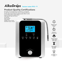 Load image into Gallery viewer, Water Ionizer and Water Purifier Machine,PH 3-11 Alkaline Acid Water Machine,Up to -800mV ORP, 8000 Liters Per Filter,11 plate electrode,Regulation valve to control PH and ORP/Auto-Cleaning
