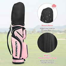 Load image into Gallery viewer, Tangkula Womens Golf Clubs Package Set 10 Pieces Right Hand, Includes 460cc Alloy Driver, 3# Fairway Wood, 4# Hybrid, 6#, 7#, 8#, 9# &amp; P# Irons, Free Putter, Golf Club Set (Pink)
