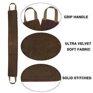 4 Pack Self Tanning Mitt Applicator Kit, with Self Tanning Glove, Self Tan Back Applicator, Exfoliating Glove, Flat Top Self Face Tanner Brush, for Self Sunless Tan Fake Bake Tan (brown)