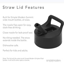 Load image into Gallery viewer, Simple Modern Insulated Water Bottle with Straw Lid 1 Liter Reusable Wide Mouth Stainless Steel Flask Thermos, 32oz, Riptide
