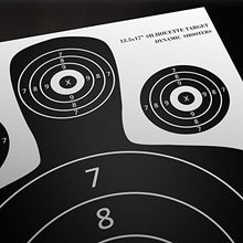 Load image into Gallery viewer, Dynamic Shooters – 100 Sheet 17X25-inch Made in USA Large Paper Silhouette Range Shooting Targets - Firearm, Rifle, Gun, Pistol, BB Guns, Airsoft, Pellet Gun, Air Rifle
