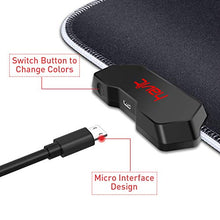 Load image into Gallery viewer, havit RGB Gaming Mouse Pad Soft Non-Slip Rubber Base Mouse Mat for Laptop Computer PC Games (13.8 X 9.8 X 0.16 inches, Black)
