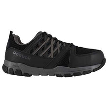 Load image into Gallery viewer, Reebok Work Men's Sublite RB4016 Safety Toe Athletic Work Shoe Construction, Black, 10 W US
