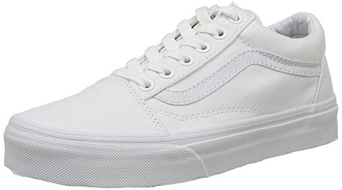 VANS Unisex Old Skool Skate Shoes, Comfortable and Durable Canvas Upper and Padded Tongue and Signature Vans Rubber Waffle Outsole