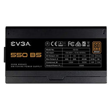 Load image into Gallery viewer, EVGA 550 B5, 80 Plus BRONZE 550W, Fully Modular, EVGA ECO Mode, 5 Year Warranty, Compact 150mm Size, Power Supply 220-B5-0550-V1
