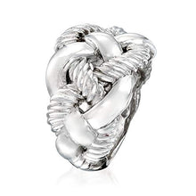 Load image into Gallery viewer, Ross-Simons Italian Sterling Silver Wide Braided Ring
