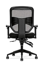 Load image into Gallery viewer, HON Prominent High Back Task Mesh Computer Chair with Arms for Office Desk, Black (HVL532), Asynchronous Control
