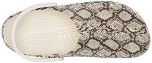 Load image into Gallery viewer, Crocs Classic Clog | Comfortable Water Shoes, Snake Print, 6 US Women / 4 US Men M US
