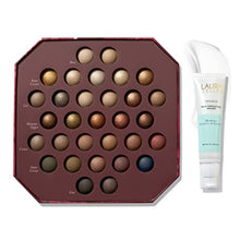 Load image into Gallery viewer, LAURA GELLER The Ultimate Eyeshadow Palette, Warm &amp; Wonderful - 31 Baked Eyeshadows - Matte &amp; Shimmer + Spackle Super-Size Skin Perfecting Makeup Primer with Hyaluronic Acid, Hydrate (2 PC)

