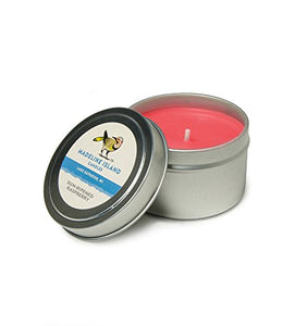 Madeline Island Candles Sun-Ripened Raspberry Soy Candle - Travel Tin