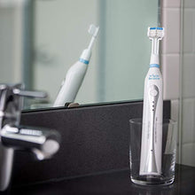 Load image into Gallery viewer, Triple Bristle Best Sonic Electric Toothbrush - Whiter Teeth &amp; Brighter Smile - Rechargeable 31,000 VPM Tooth Brush is Unique &amp; Patented 3 Brush Head Design - Perfect Angle Bristles Clean Each Tooth
