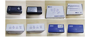 Wellue Bluetooth Pulse Oximeter Fingertip, Blood Oxygen Saturation Monitor with Alarm, Free APP,Batteries, Carry Bag & Lanyard