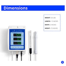 Load image into Gallery viewer, Bluelab MONGUA Guardian Monitor for pH, Temperature, and Conductivity (TDS) Measurements in Water with Easy Calibration, 3 in 1 Digital Nutrient Meter for Hydroponic System and Indoor Plant Grow White
