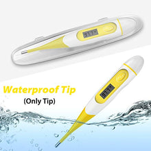 Load image into Gallery viewer, Digital Medical Thermometer for Fever - Oral, Rectal and Underarm Thermometer for Adults, Kids &amp; Babies (Yellow)
