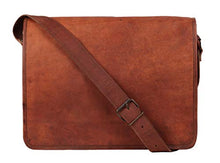 Load image into Gallery viewer, Rustic Town 15 inch Vintage Crossbody Genuine Leather Laptop Messenger Bag
