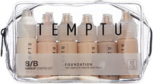 Load image into Gallery viewer, TEMPTU Airbrush Makeup System 2.0 Premier Kit: Airbrush Makeup Set for Professionals Includes S/B Silicone-Based Foundation Starter Set &amp; Cleaning Kit, Travel-Friendly
