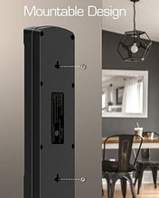 Load image into Gallery viewer, Power Strip,Witeem Surge Protector with 12-Outlet (1875W/15A,4360Joules) and 4 USB Charging Ports (5V/6A,30W),6Ft Extension Cord,Wall Mountable Overload Protection Outlet for Home &amp; Office, Black
